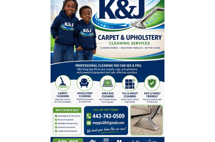 K&J Carpet and Upholstery Cleaning Services